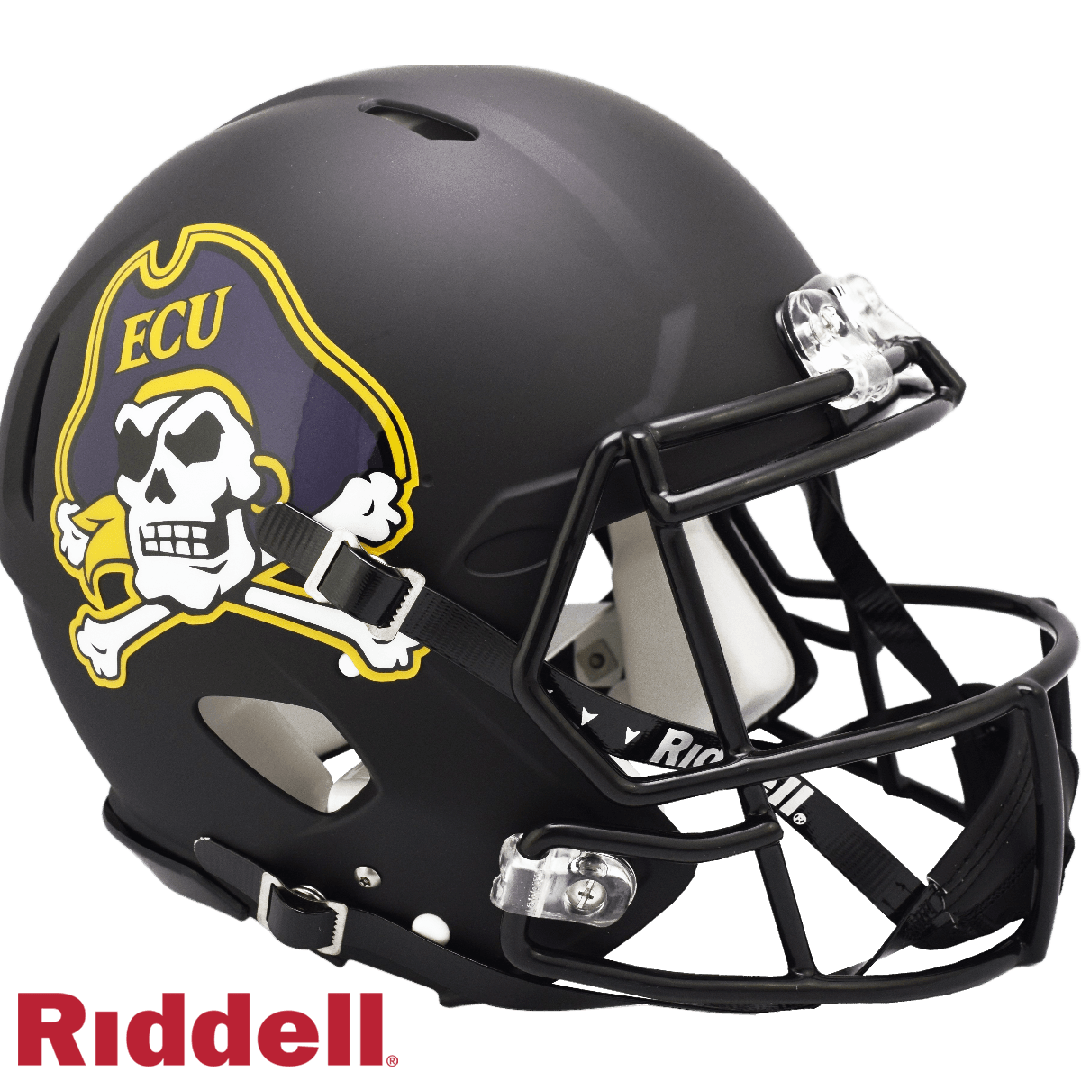 East Carolina Pirates Riddell Helmet Full Size Matte Black - ToylandEU