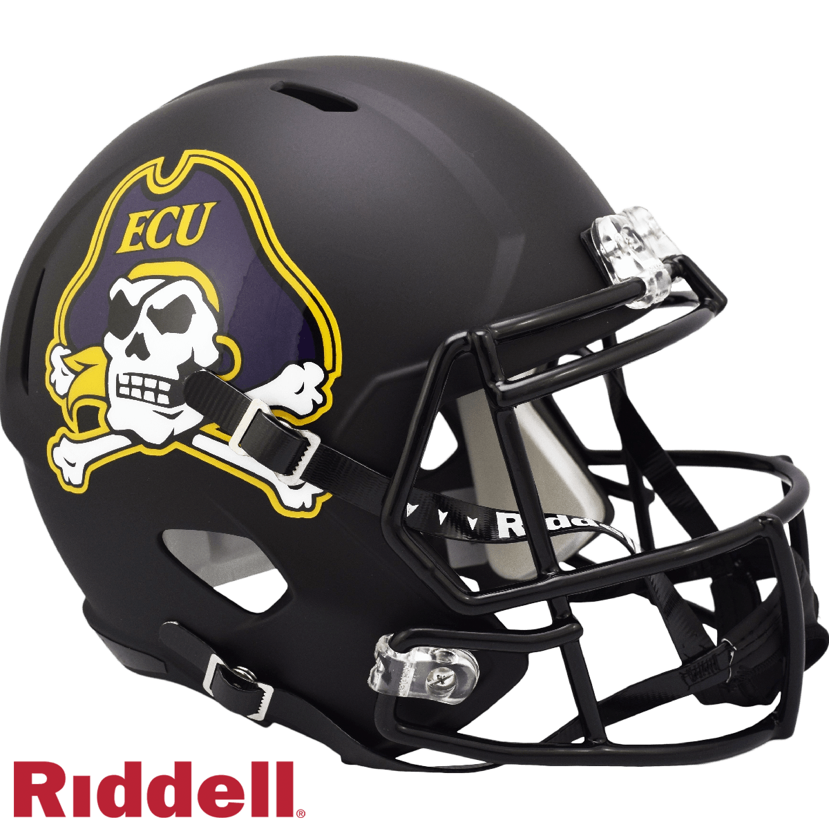 East Carolina Pirates Riddell Speed Helmet Matte Black - ToylandEU