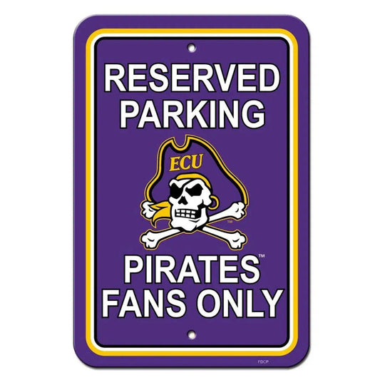  East Carolina Pirates Sign 12X18 Plastic Reserved Parking -  ToylandEU™