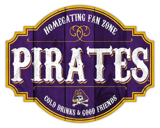  East Carolina Pirates Wood Tavern Sign 12 Inch Homegating -  ToylandEU™