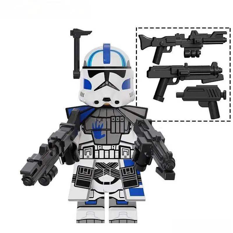 Echo 501st Legion Clone trooper Phase 2 Lego Minifigures Custom Toys 1 - Minifigure Toys