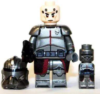 Echo Custom Figure With Cybernetic Arm Gray And Red Armor Bad Batch Markings LEGO Compatible - ToylandEU