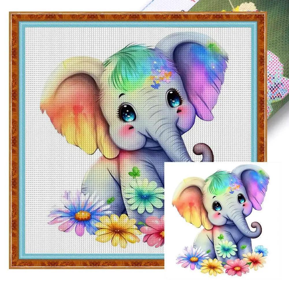  Eco-Friendly Animal Pattern 18CT Cross Stitch Kit with Full Embroidery Thread -  ToylandEU™