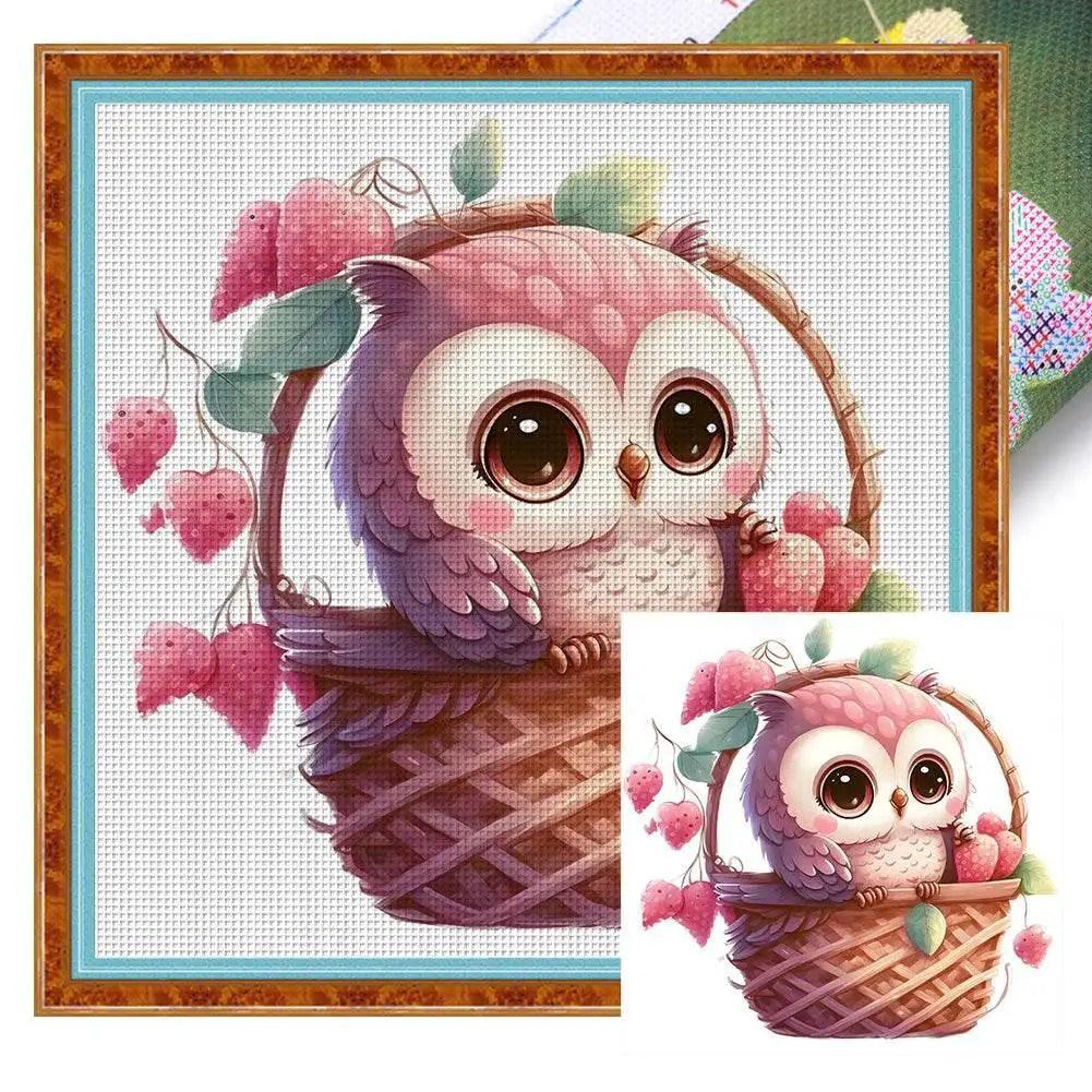  Eco-Friendly Animal Pattern 18CT Cross Stitch Kit with Full Embroidery Thread -  ToylandEU™