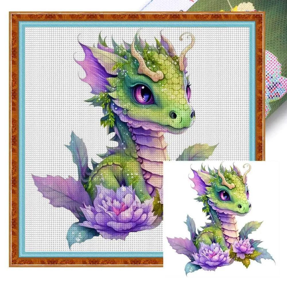  Eco-Friendly Animal Pattern 18CT Cross Stitch Kit with Full Embroidery Thread -  ToylandEU™