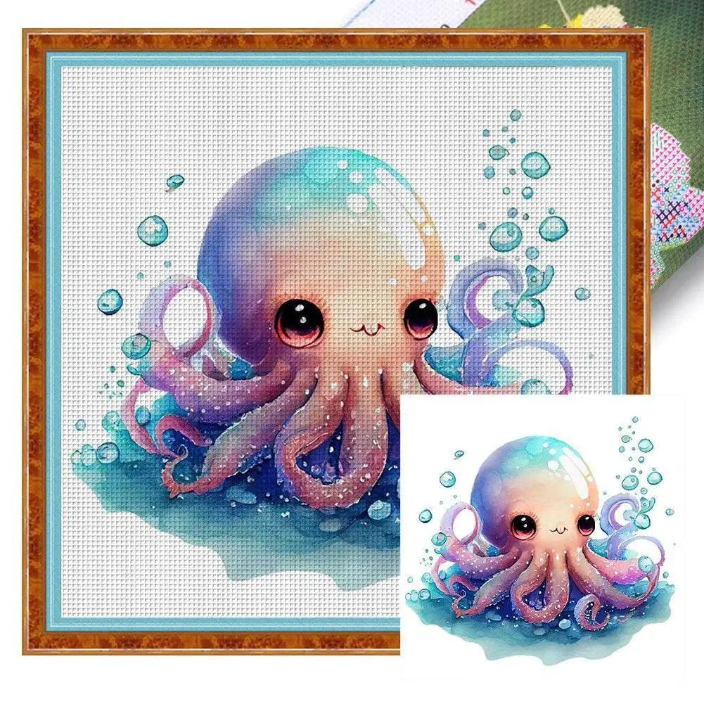 Eco-Friendly Animal Pattern 18CT Cross Stitch Kit with Full Embroidery Thread -  ToylandEU™