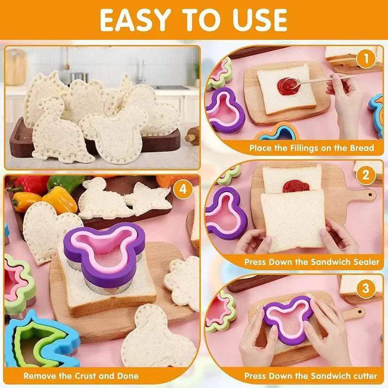  Eco Friendly Animal Sandwich Cutter 4 Shapes Toyland EU -  ToylandEU™