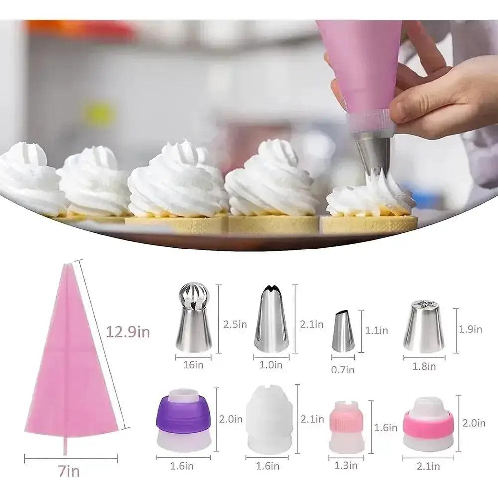  Eco Friendly Cake Decorating Set 66 Piping Tips Metal -  ToylandEU™