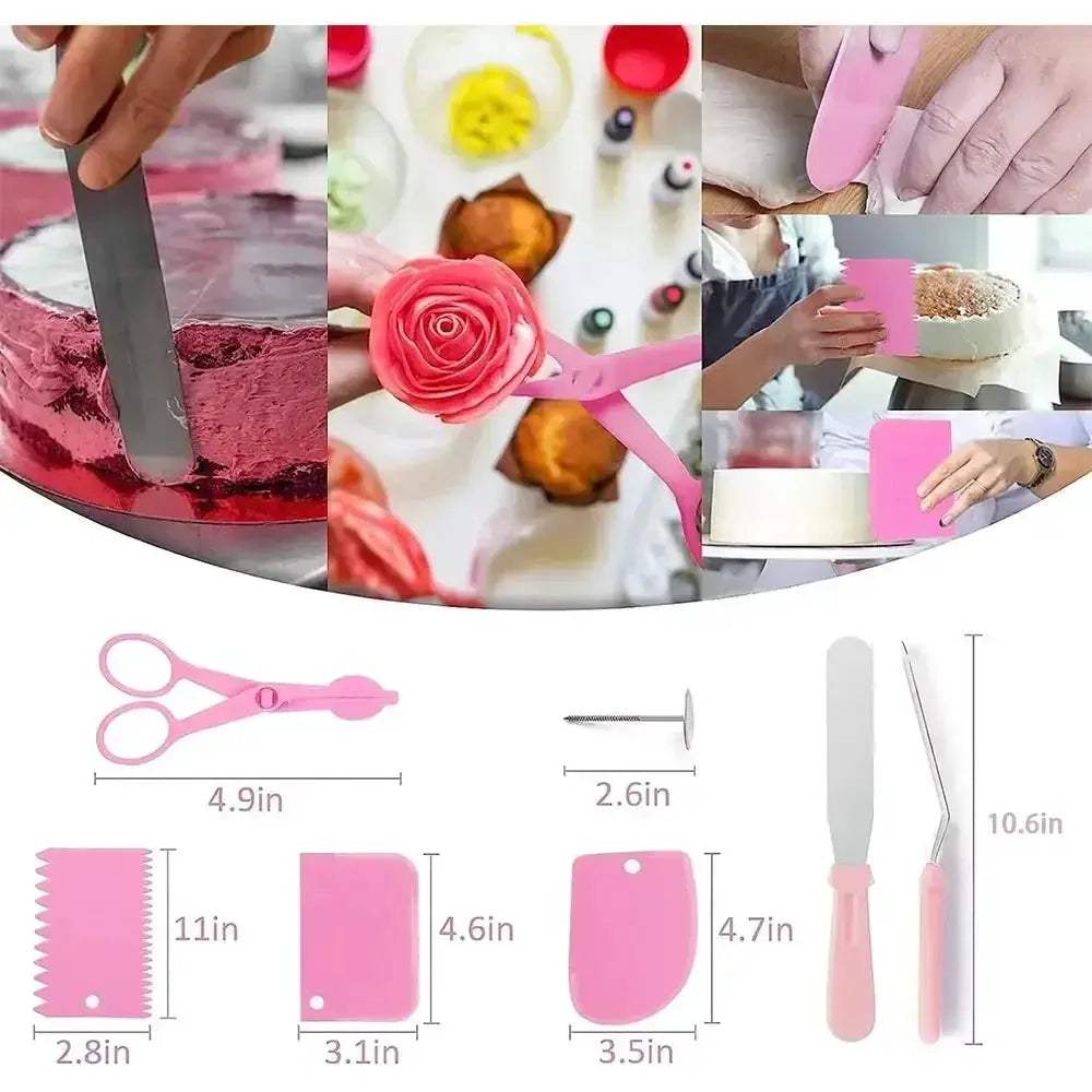 Eco Friendly Cake Decorating Set With 66 Piping Tips - ToylandEU