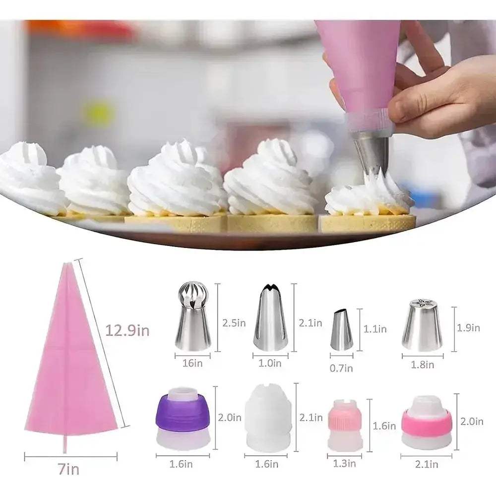 Eco Friendly Cake Decorating Set With 66 Piping Tips - ToylandEU