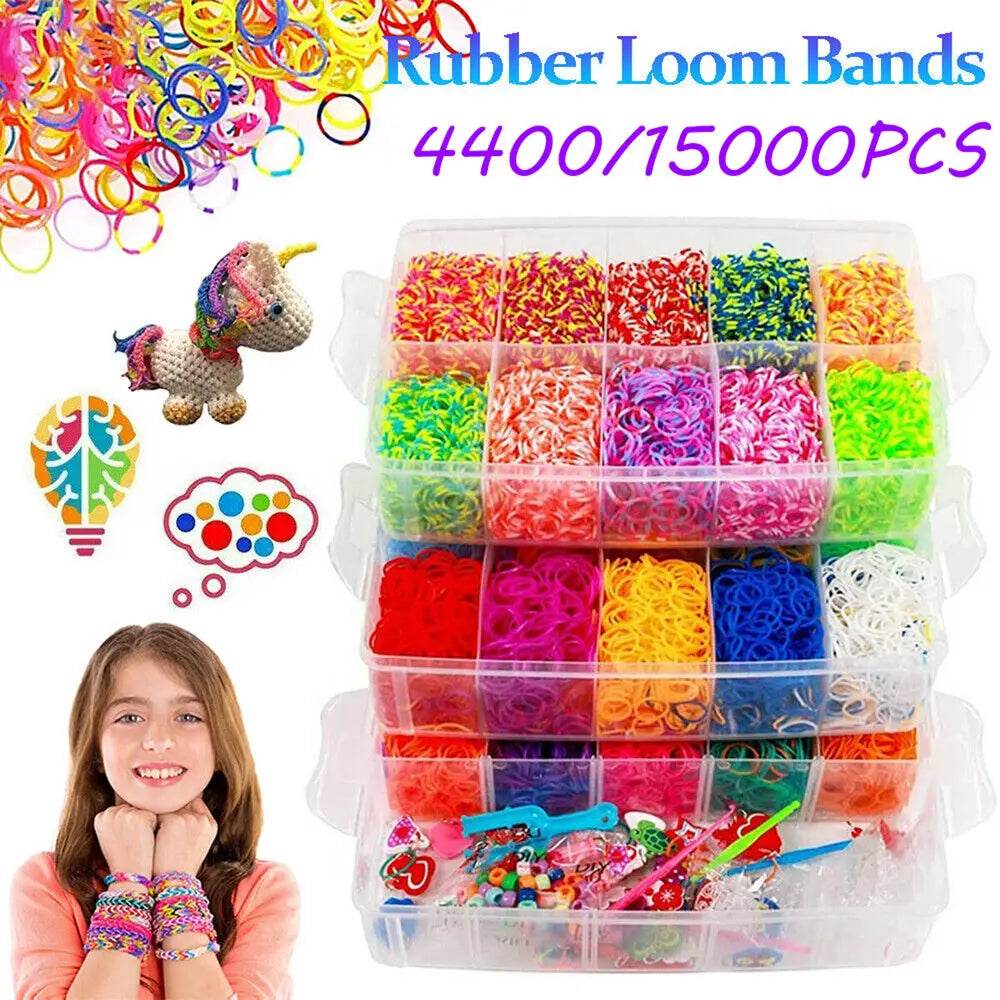 Eco Friendly Multicolor Loom Bands Kit For Kids Bracelet - ToylandEU