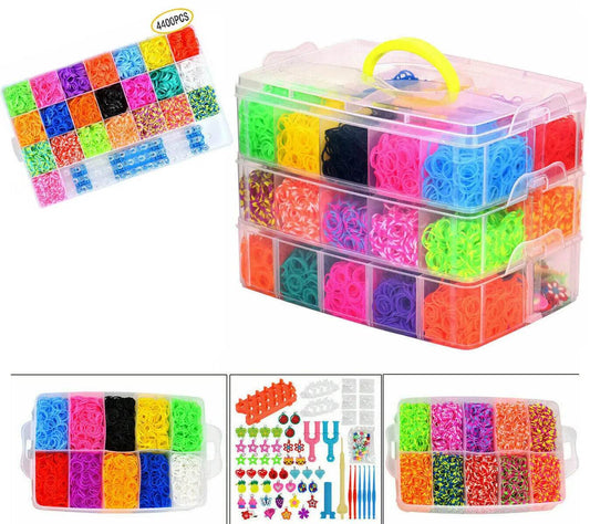 Eco Friendly Multicolor Loom Bands Kit For Kids Bracelet - ToylandEU
