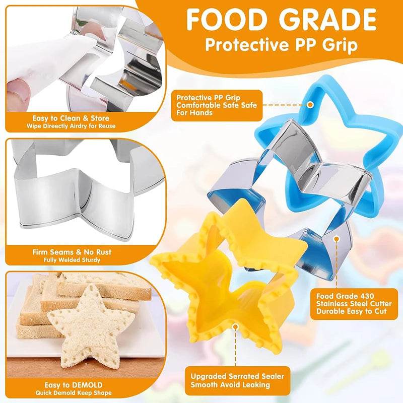 Eco Friendly Sandwich Cutter Animal Shapes Set for Kids - ToylandEU