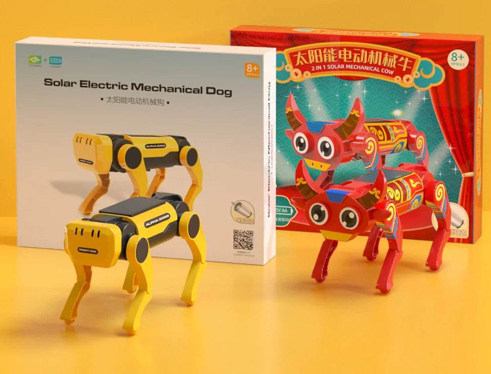 Eco-Friendly Solar Robot Dog Kit for Fun Science Experiments - ToylandEU