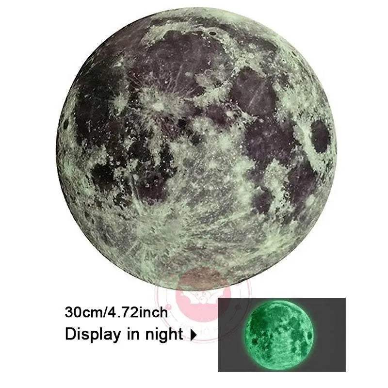  Eco Wall Stickers Luminous Stars Moon Toyland EU -  ToylandEU™