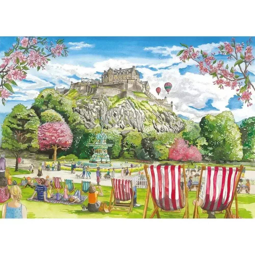 Edinburgh Jigsaw Puzzles Two Pack 500 Pieces Victoria Street - ToylandEU
