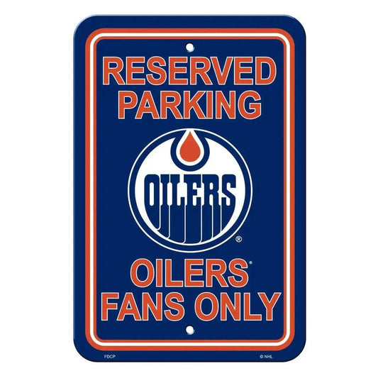  Edmonton Oilers 12x18 Plastic Reserved Parking Sign -  ToylandEU™
