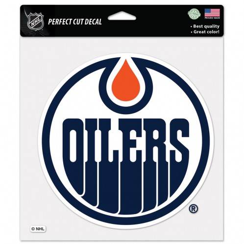 Edmonton Oilers 8x8 Perfect Cut Color Decal Special Order - ToylandEU