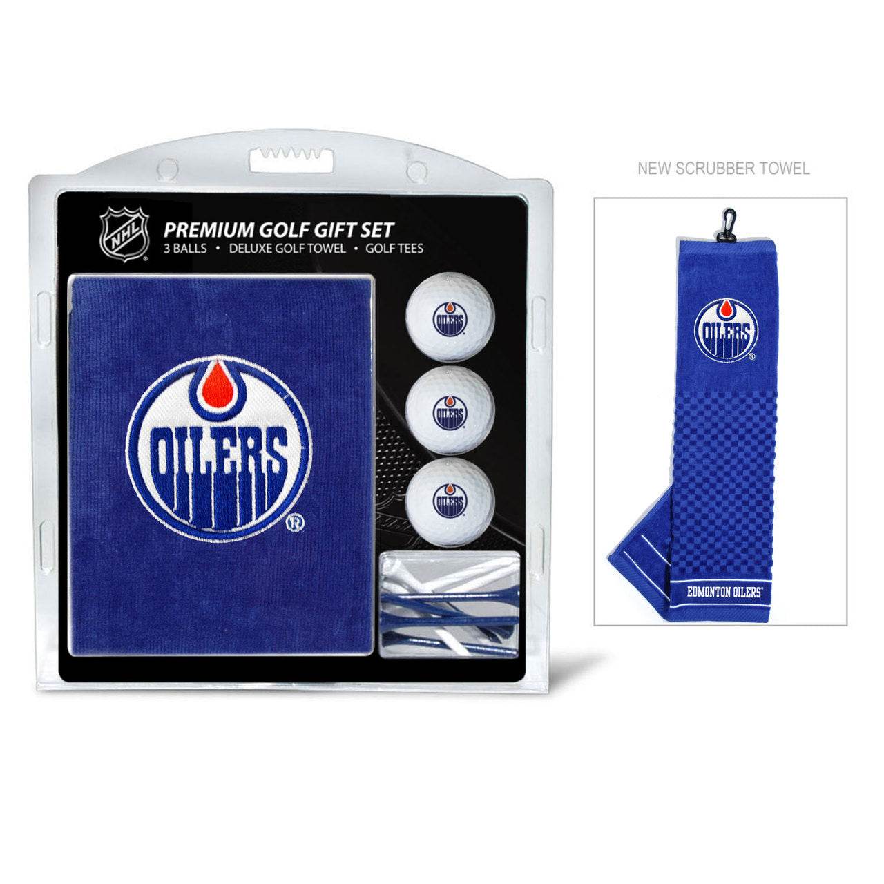 Edmonton Oilers Golf Gift Set With Embroidered Towel Logos - ToylandEU
