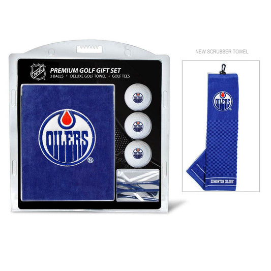 Edmonton Oilers Golf Gift Set With Embroidered Towel Logos - ToylandEU