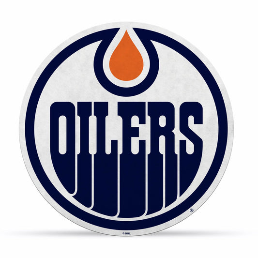 Edmonton Oilers Pennant Shape Logo Design Felt Decor - ToylandEU