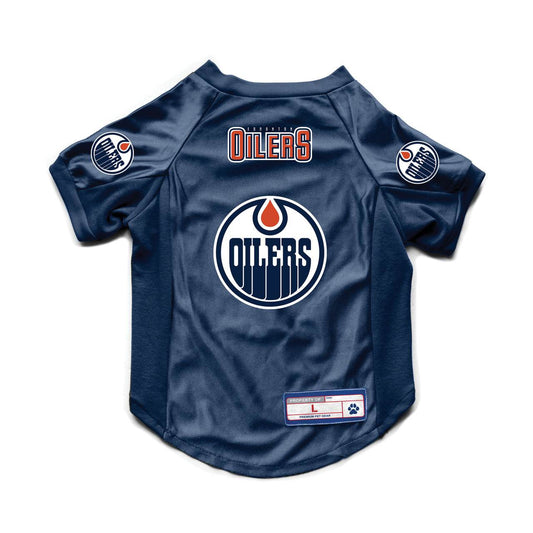 Edmonton Oilers Pet Jersey Dazzle Fabric Stretch Big Dog - ToylandEU