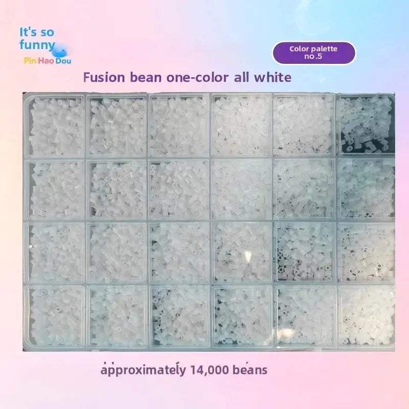 Educational 14000 Piece Fuse Beads Box for Kids Pixel Art - ToylandEU