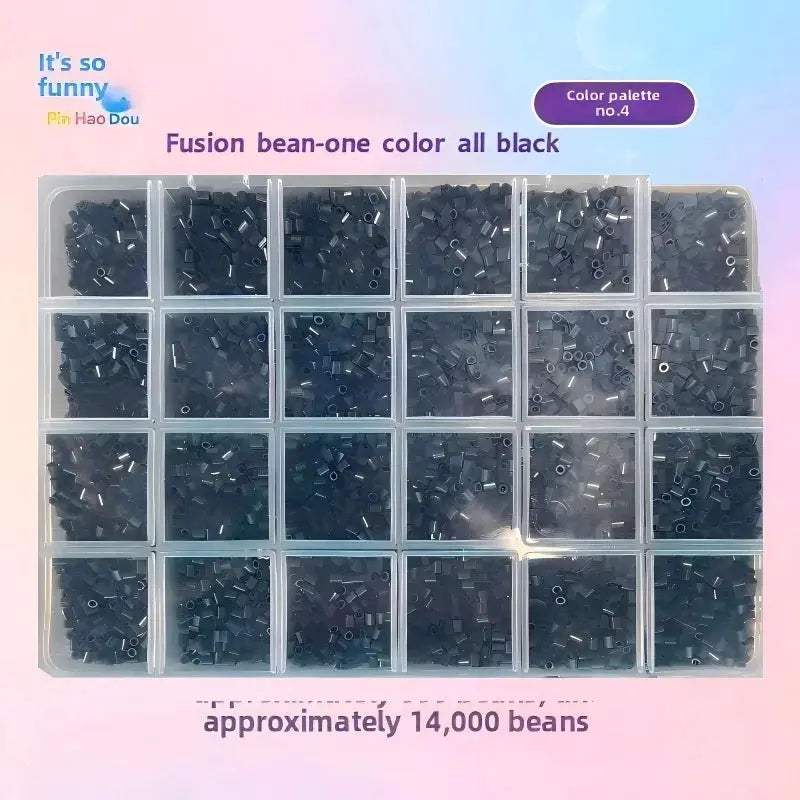 Educational 14000 Piece Fuse Beads Box for Kids Pixel Art - ToylandEU