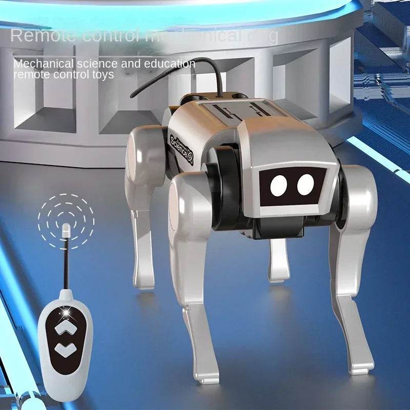 Educational 2 In 1 RC Robot Puppy and Cat Remote Control Toys with DIY Assembling Feature for Boys and Girls - ToylandEU