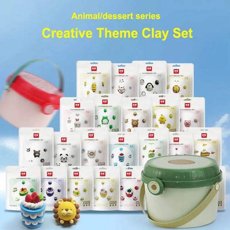  Educational 24Color Clay Modeling Kit with Tools for Kids of All Ages  -  ToylandEU™