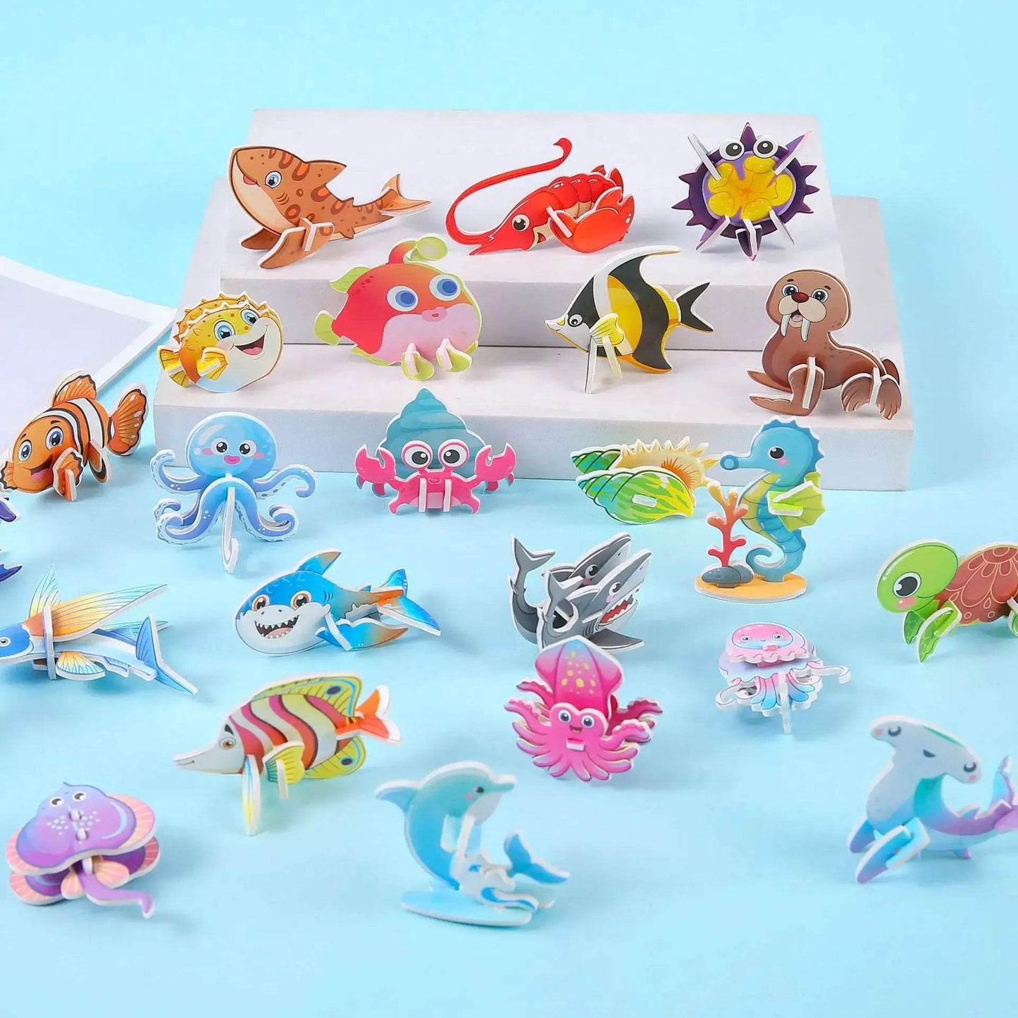  Educational 3D Paper Jigsaw Puzzles For Kids Non Toxic -  ToylandEU™