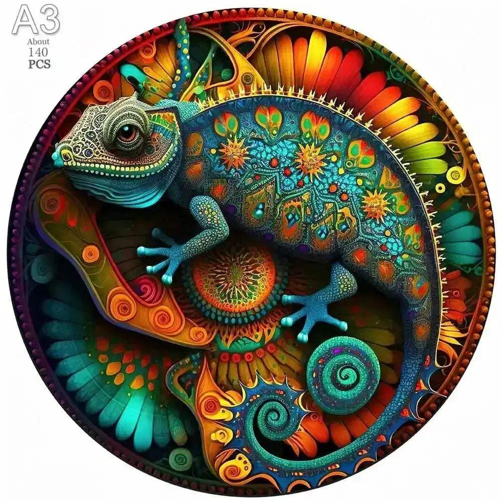 Educational 3D Wooden Animal Jigsaw Puzzle For All Ages - ToylandEU