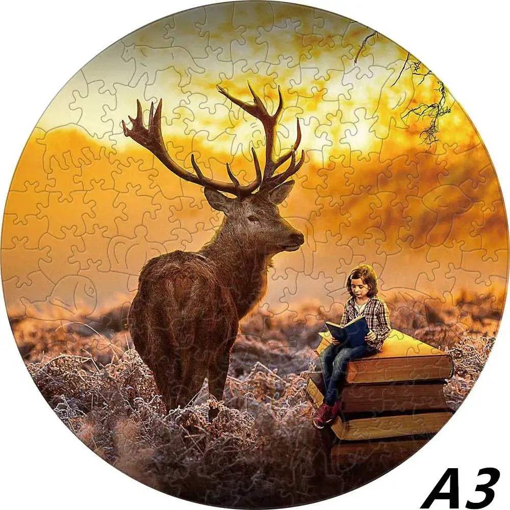 Educational 3D Wooden Animal Jigsaw Puzzle For All Ages - ToylandEU
