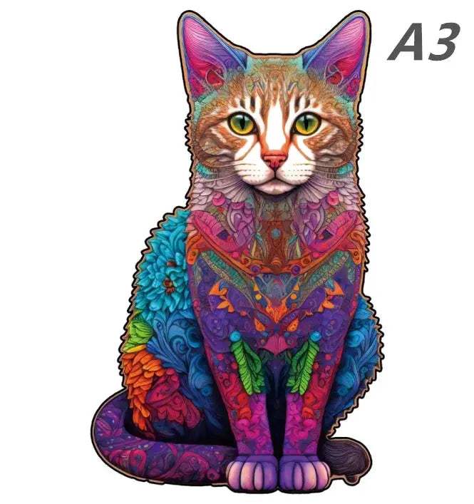 Educational 3D Wooden Animal Jigsaw Puzzle For All Ages - ToylandEU