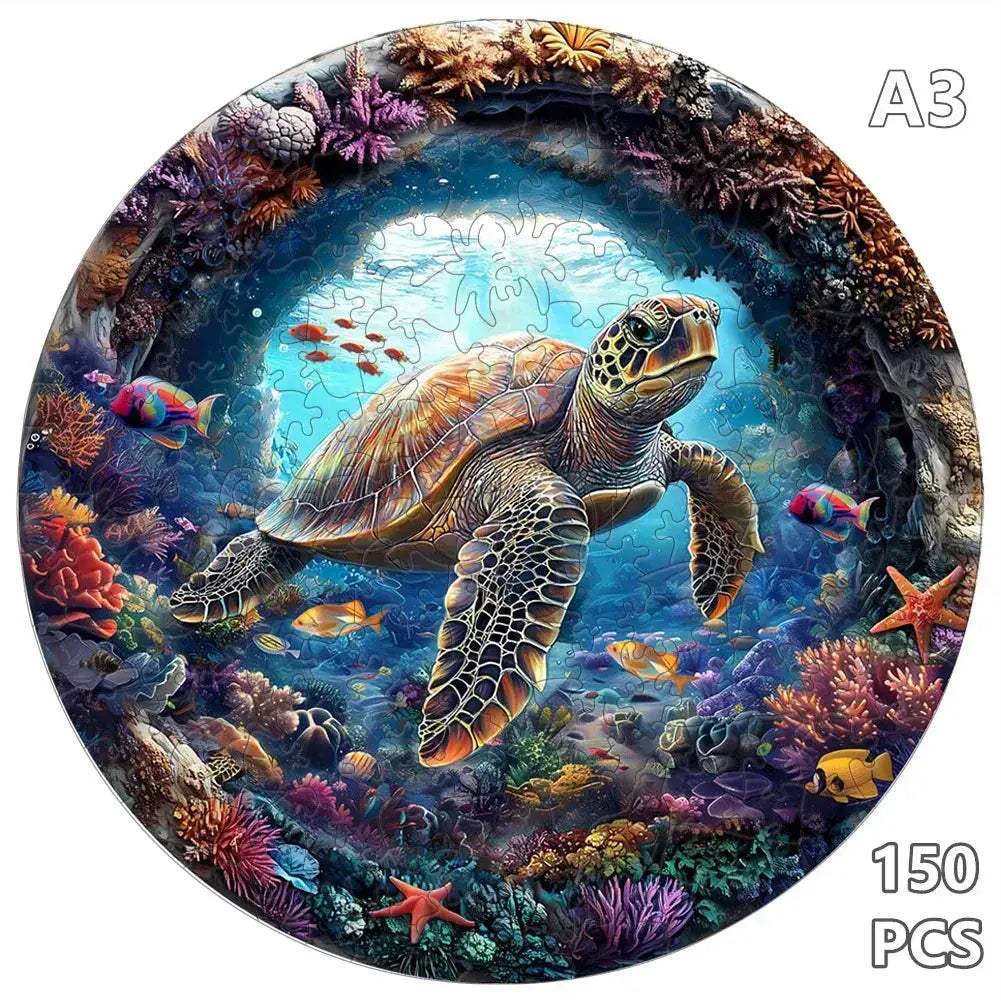 Educational 3D Wooden Animal Jigsaw Puzzle For All Ages - ToylandEU