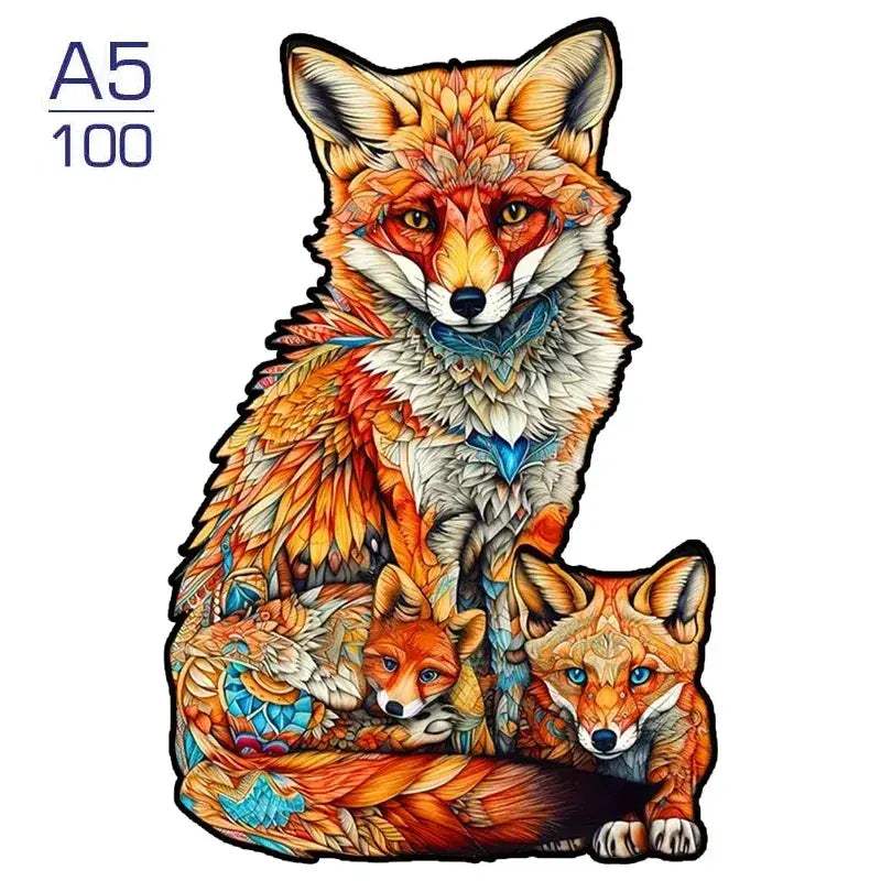Educational 3D Wooden Animal Jigsaw Puzzle For All Ages - ToylandEU