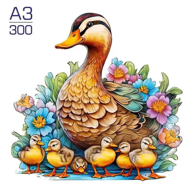 Educational 3D Wooden Animal Jigsaw Puzzle For All Ages - ToylandEU