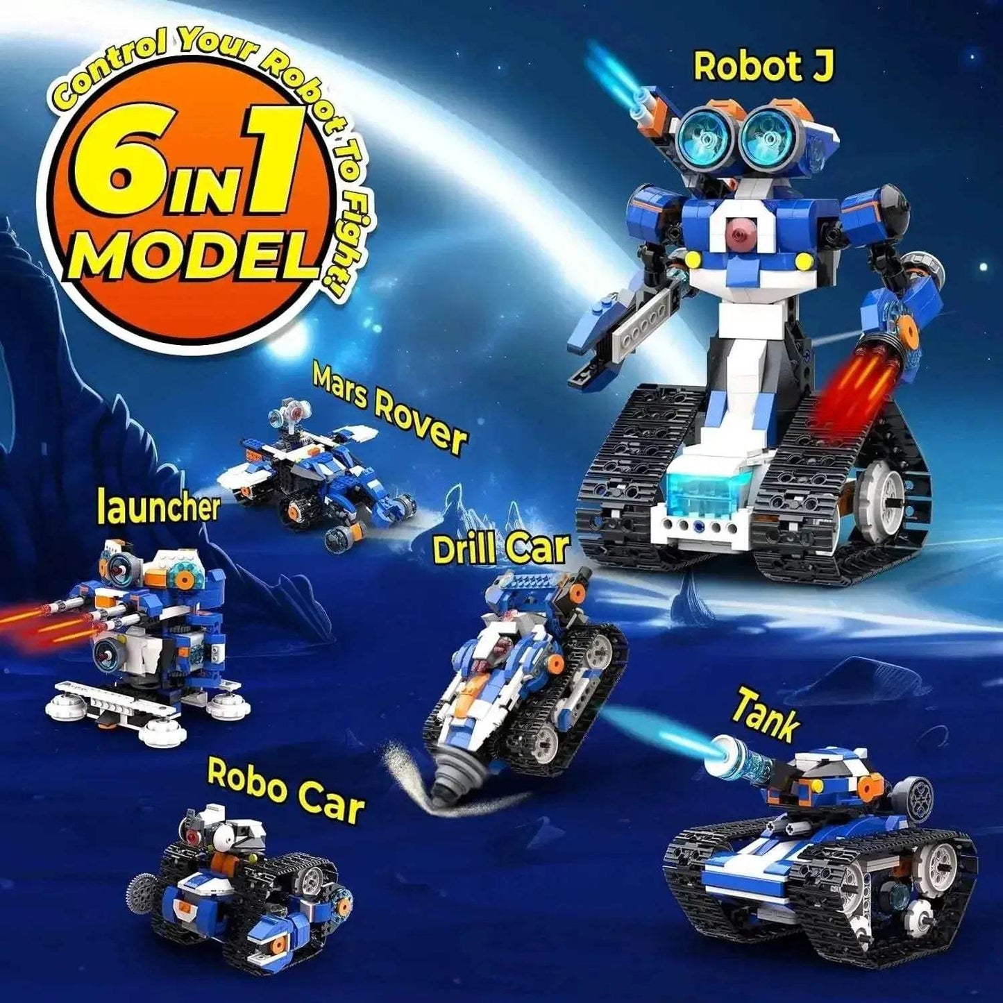  Educational 6 In 1 STEAM Robot Building Kit Toyland EU -  ToylandEU™