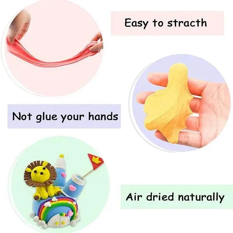  Educational Air Dry Modeling Clay Toy - 36 Vibrant Colors For Kids and  -  ToylandEU™