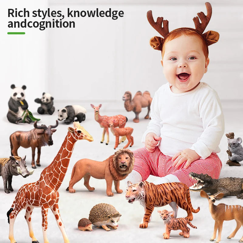 Educational Animal Models Solid Simulation Figures For Kids - ToylandEU