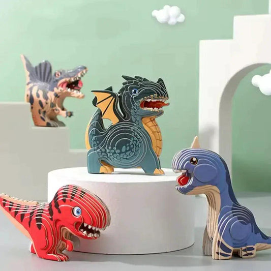  Educational Animal Theme 3D Puzzle Craft Set For Kids -  ToylandEU™