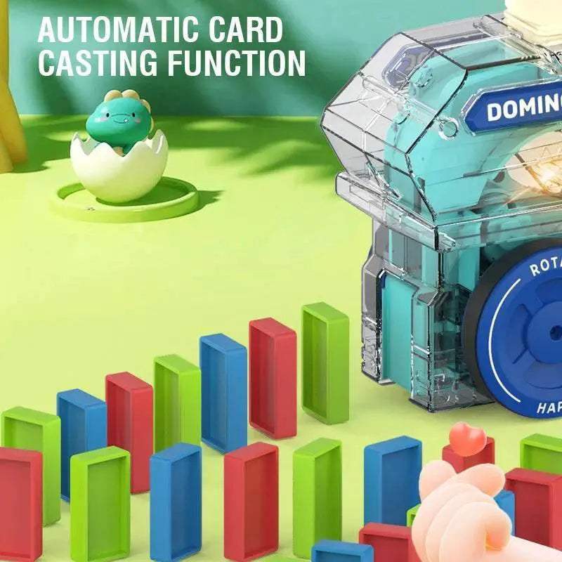 Educational Automatic Domino Train Set with 60 Colorful Dominos for Children Ages 4 to 12 Years - ToylandEU