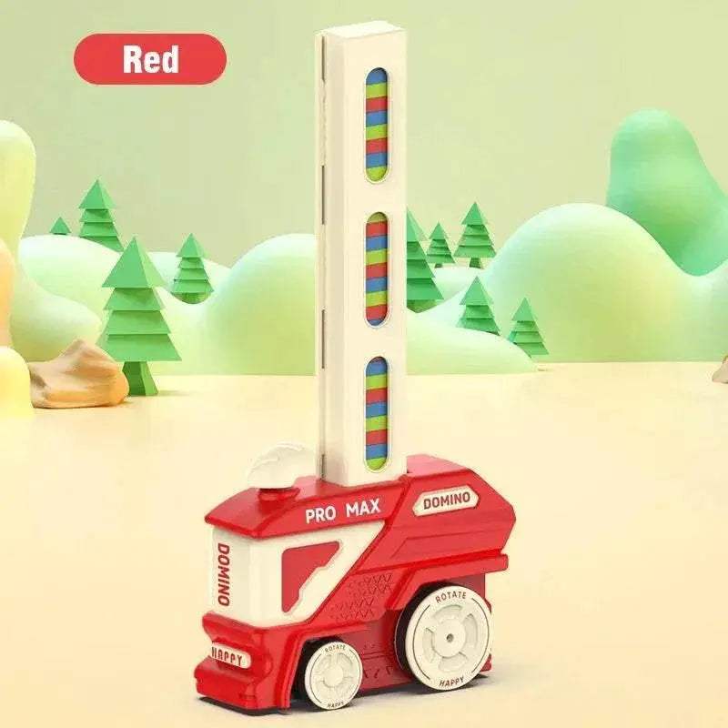 Educational Automatic Domino Train Set with 60 Colorful Dominos for Children Ages 4 to 12 Years - ToylandEU