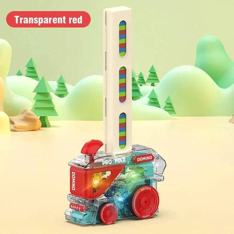 Educational Automatic Domino Train Set with 60 Colorful Dominos for Children Ages 4 to 12 Years - ToylandEU