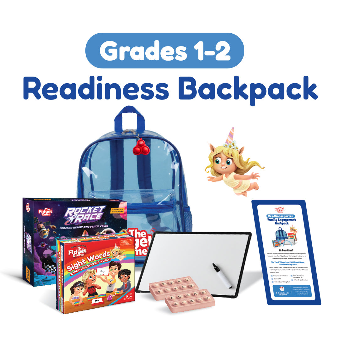 Educational Backpack | Grades 1-2 Ready | Toylandeu™