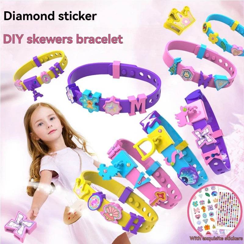 Educational Beaded Bracelet Kit Alphabet Charms For Ages 3 - ToylandEU