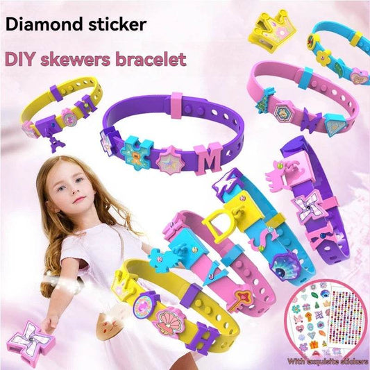 Educational Beaded Bracelet Kit Alphabet Charms For Ages 3 - ToylandEU