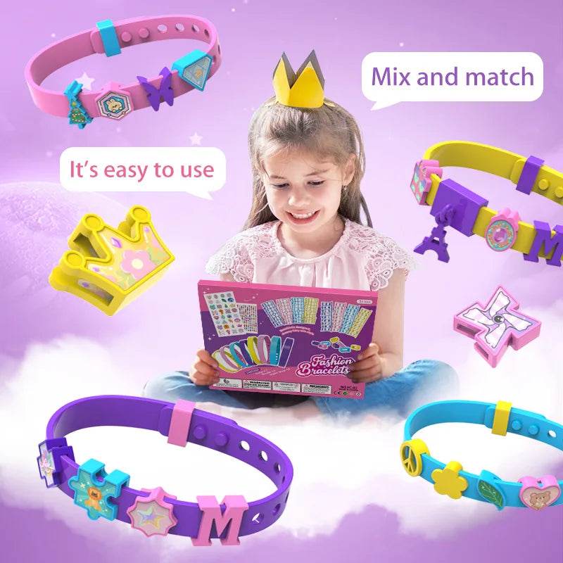 Educational Beaded Bracelet Kit Alphabet Charms For Ages 3 - ToylandEU
