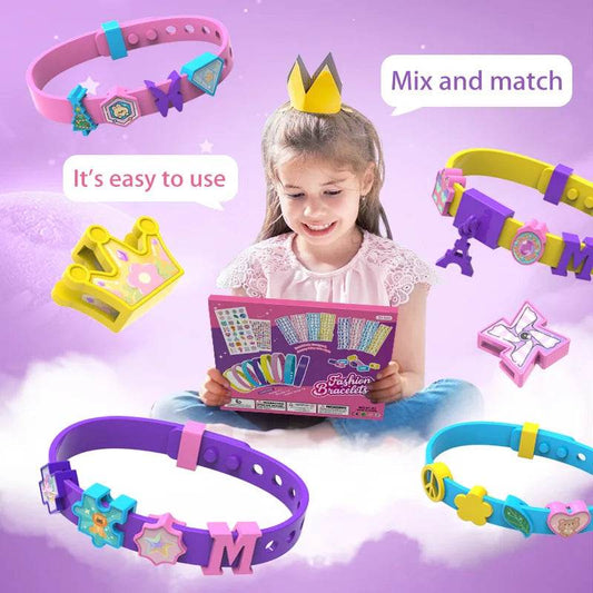 Educational Beaded Bracelet Kit Alphabet Charms For Ages 3 - ToylandEU