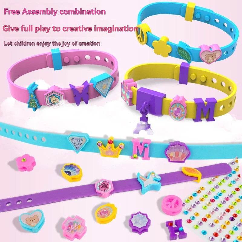 Educational Beaded Bracelet Kit Alphabet Charms For Ages 3 - ToylandEU